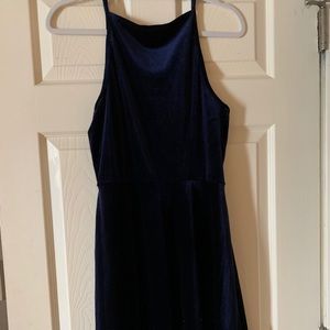 Velvet cocktail dress